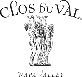 Clos du Val Trade - Clos du Val alt black and white logo