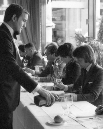 Clos du Val Timeline - 1976 - Judges assessing wine